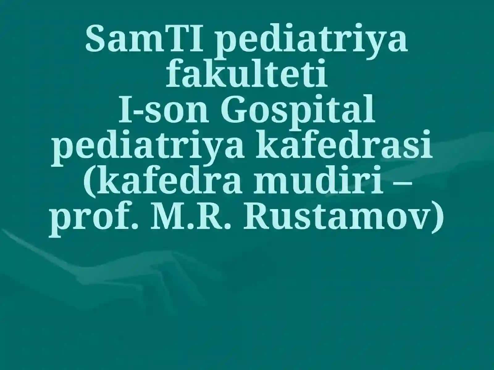 O`tkir o`pka-bronx kasalliklari muammolari 2