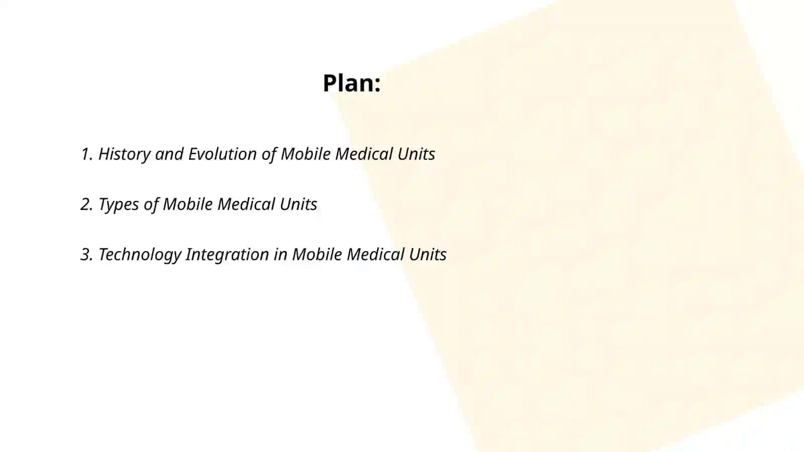 Mobile Medical Units in the World 2