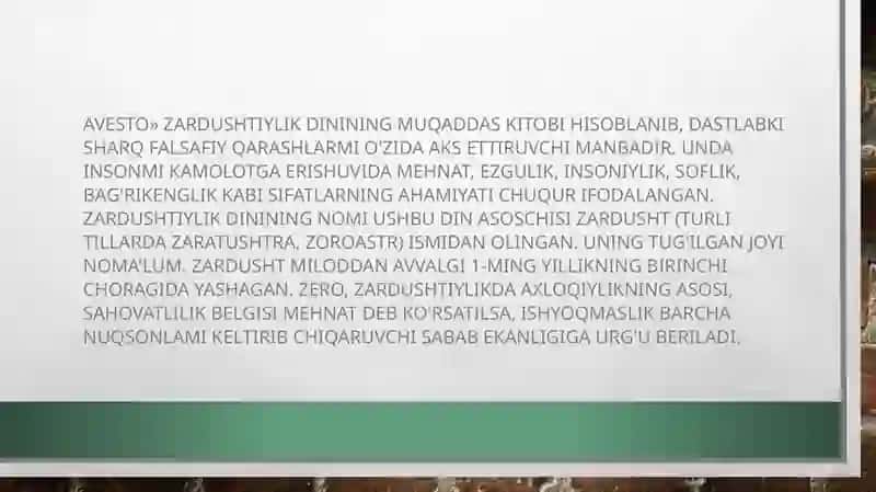 Avestodagi Iqtisodiy Tarbiya Nazariyasi 2