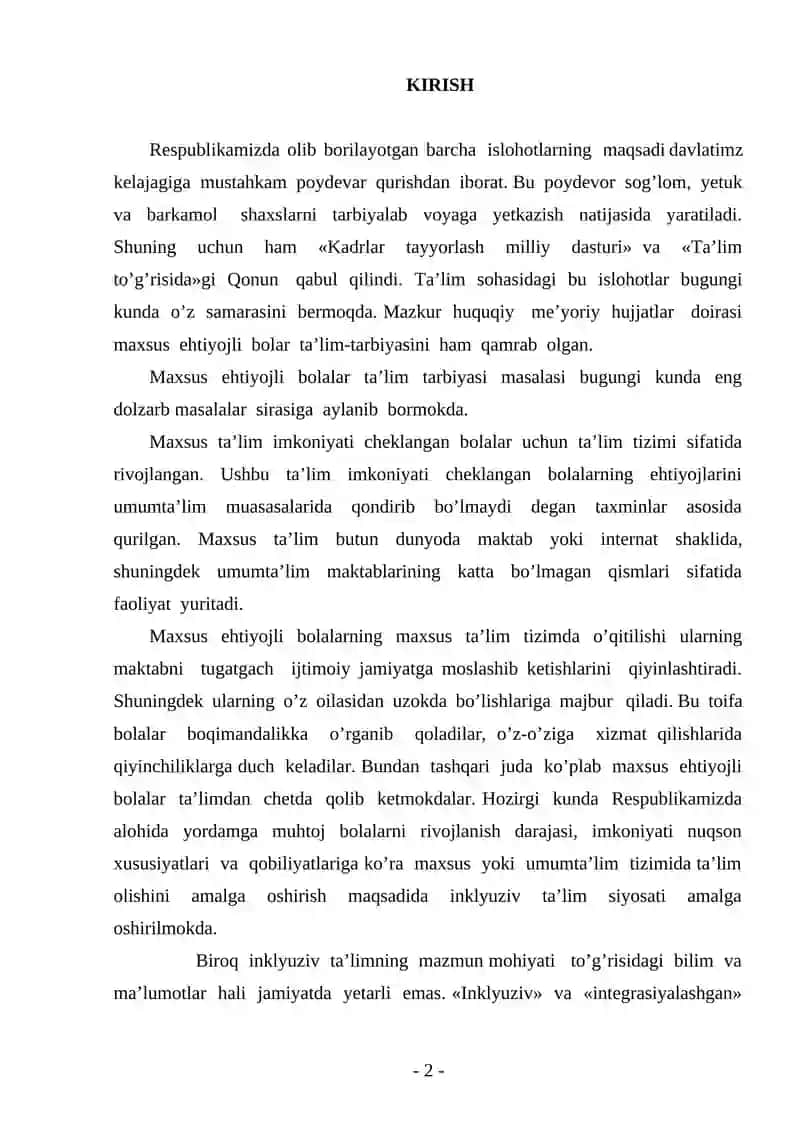 Inklyuziv Ta’lim Bo‘yicha Respbulikada Olib Borilayotgan Faoliyat 2