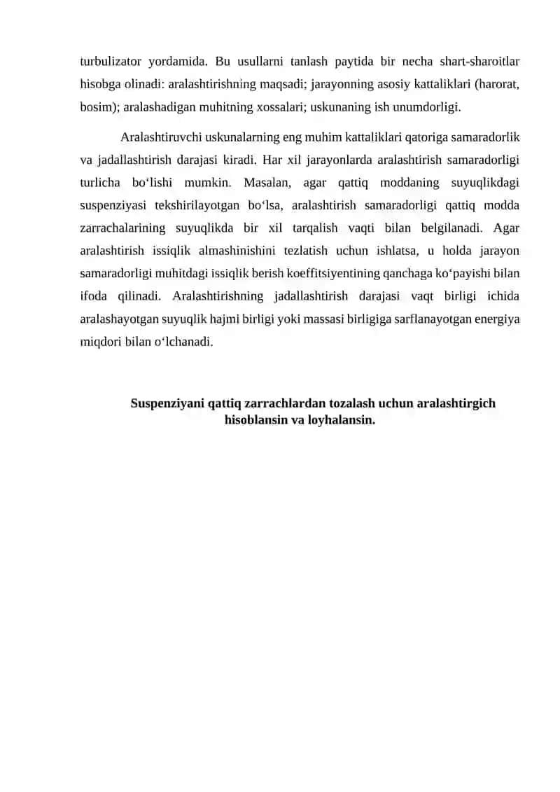 SUYUQ MUHITLARNI ARALASHTIRISH 2