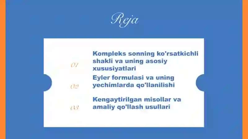 Euler formulasi 2