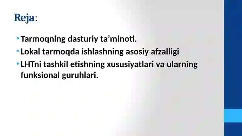 Lokal tarmoqga kirish 2