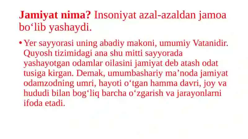Jamiyat falsafasi 2