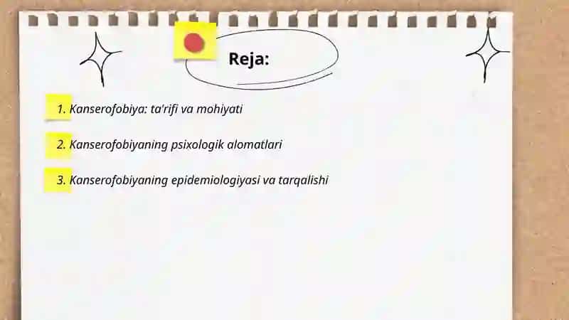 Kanserofobiya haqida tushuncha 2