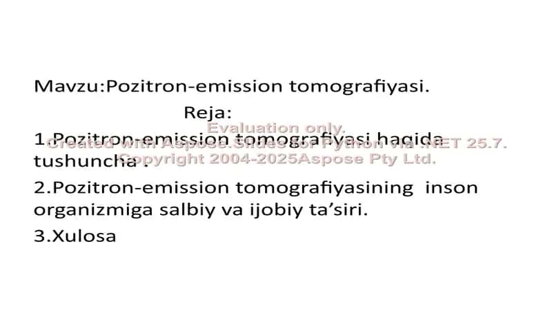 Pozitron-emission tomografiyasi 2