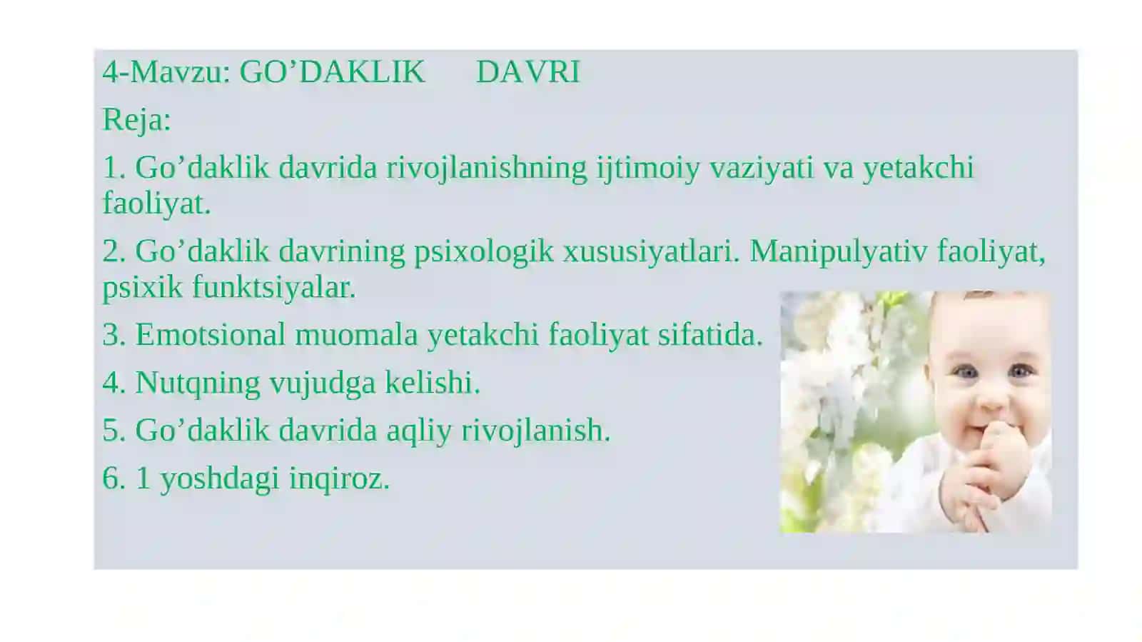 GO’DАKLIK DАVRI 2