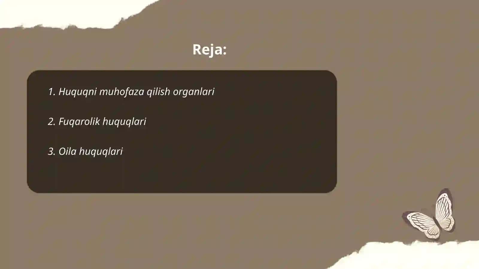 Huquqni qòlash 2