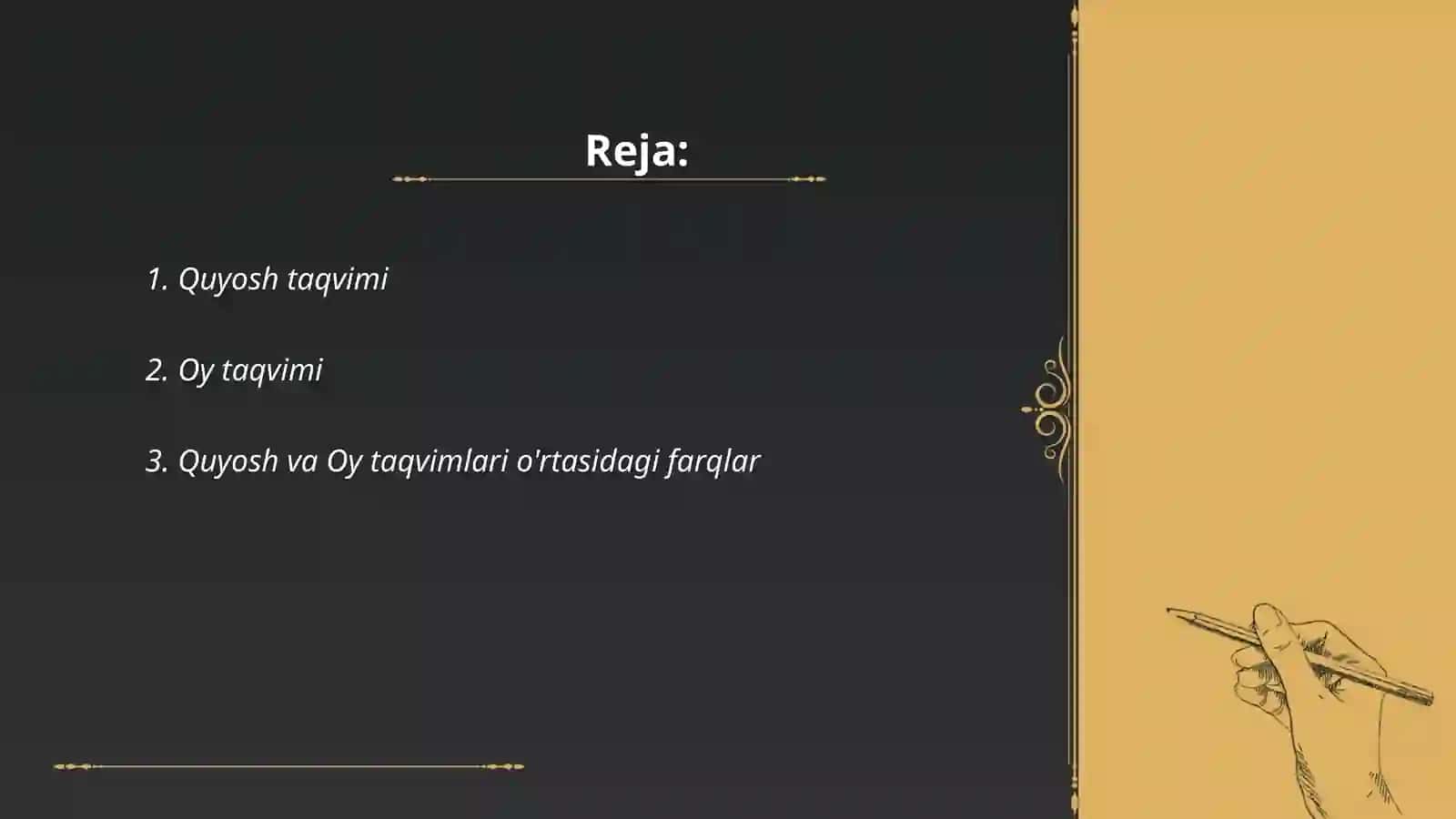Quyosh taqvimi 2