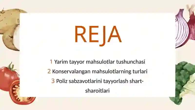 Konservalangan yarim tayyor mahsulotlar 2