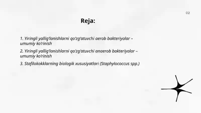 Yiringli yalligʻlanish kasalliklarini qoʻzgʻatuvchilar 2