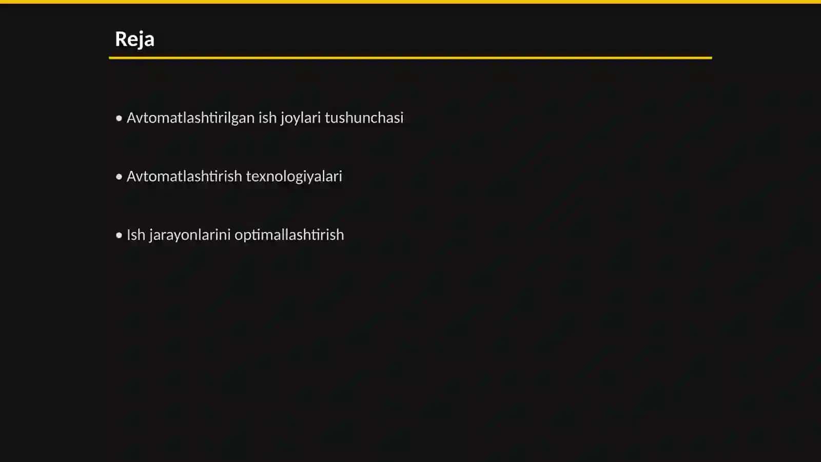 Avtomatlashtirilgan ish joylari 2