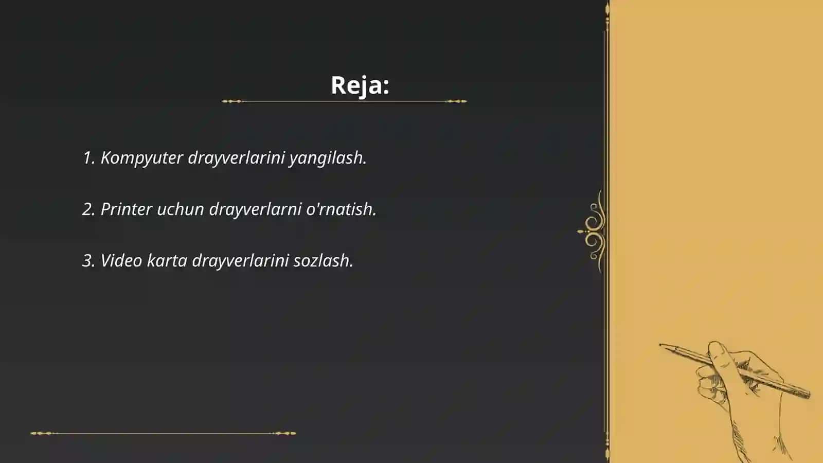 Kompyuter drayverlarini yangilash 2