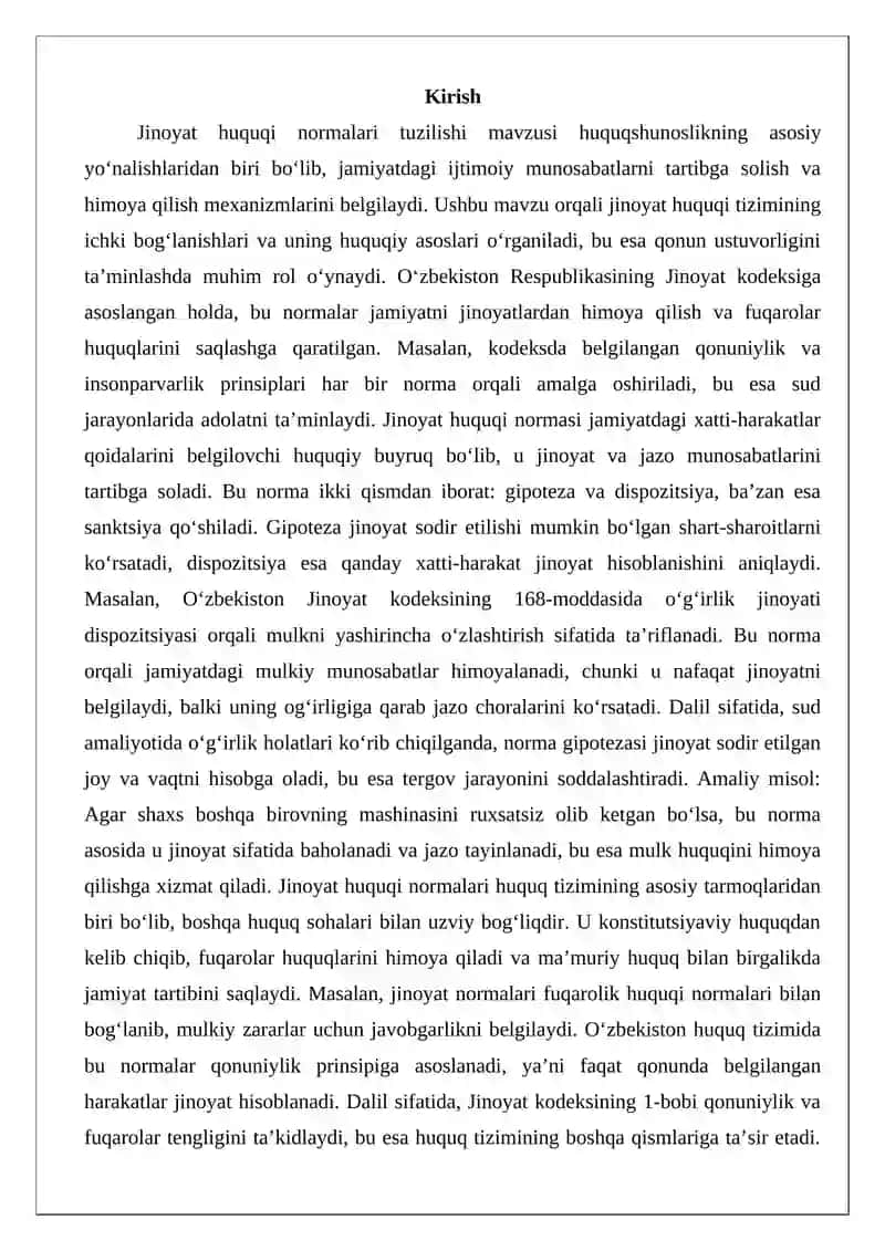 Jinoyat huquqi normalari tuzilishi 2