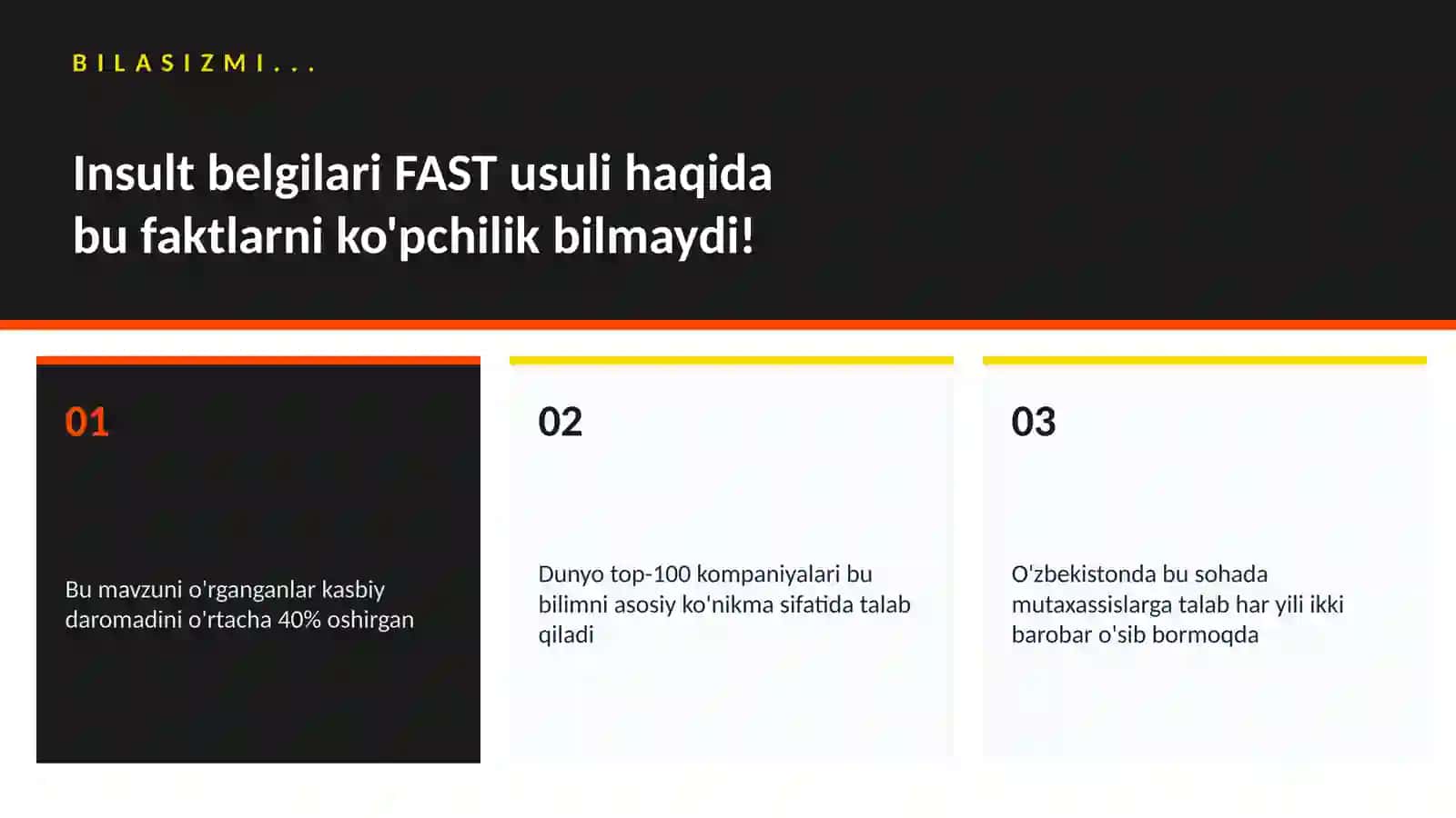 Insult belgilari FAST usuli 2