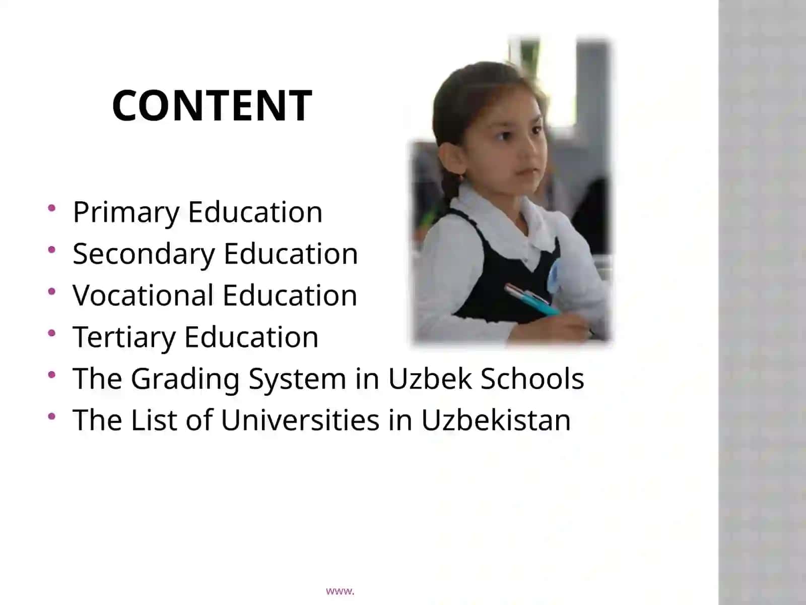 Primary Education in Uzbekistan 2