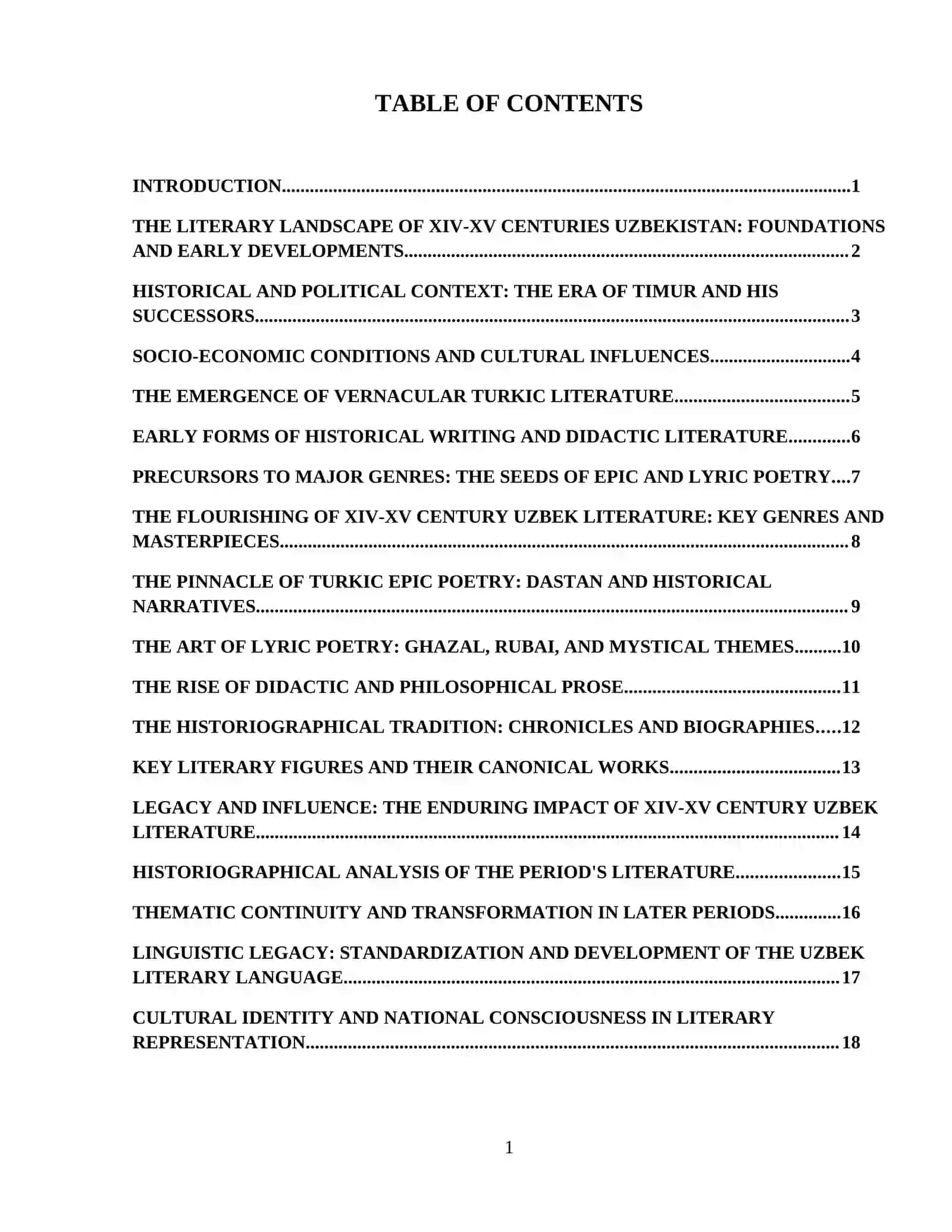 The literature of the XIV–XV centuries 2