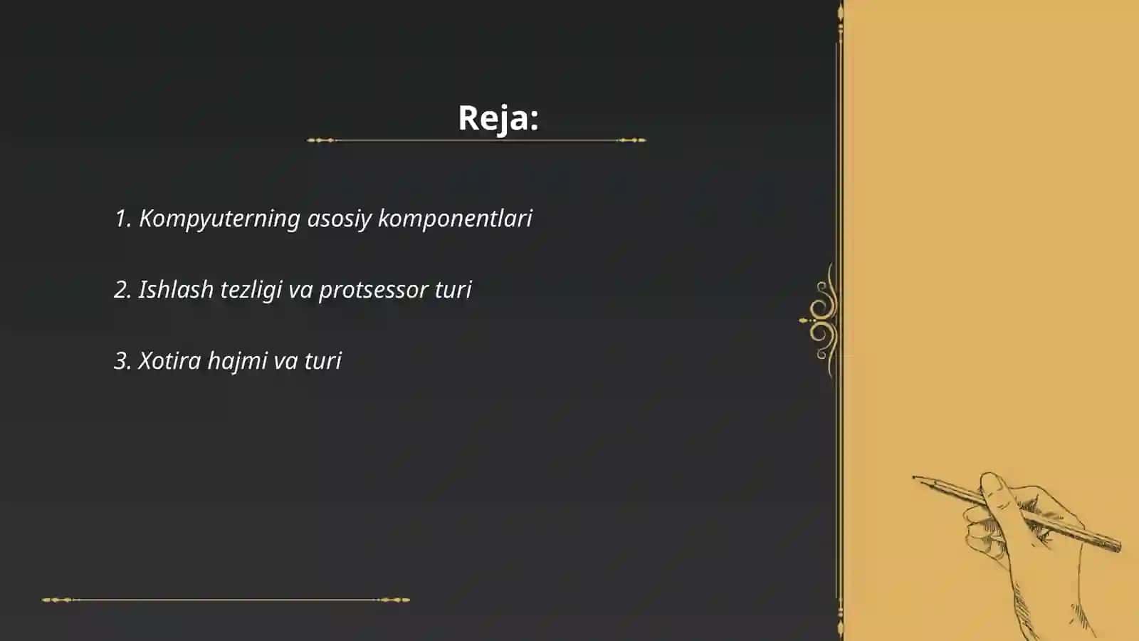 Foydalanuvchi uchun shaxsiy kompyuter va qurilmalarni tanlash 2