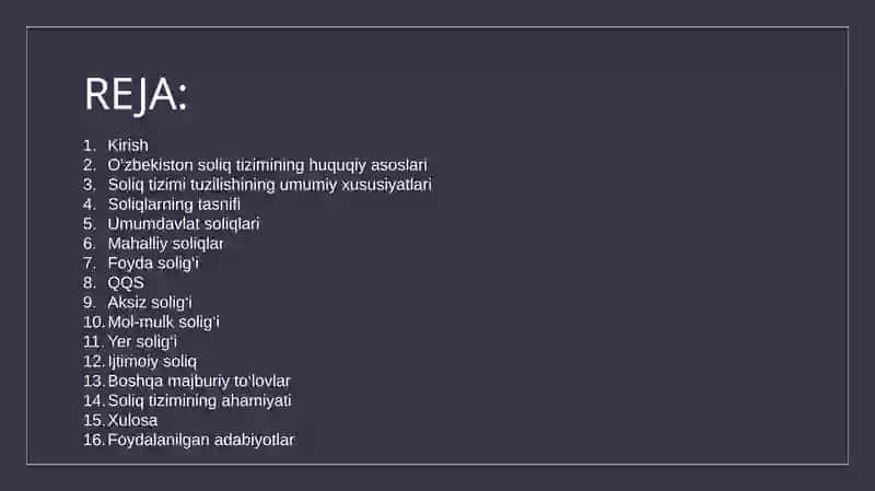 Soliq Tizimi 2