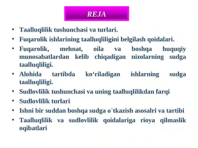 FUQAROLIK ISHLARINING TAALLUQLILIGI VA  SUDLOVLILIGI 2