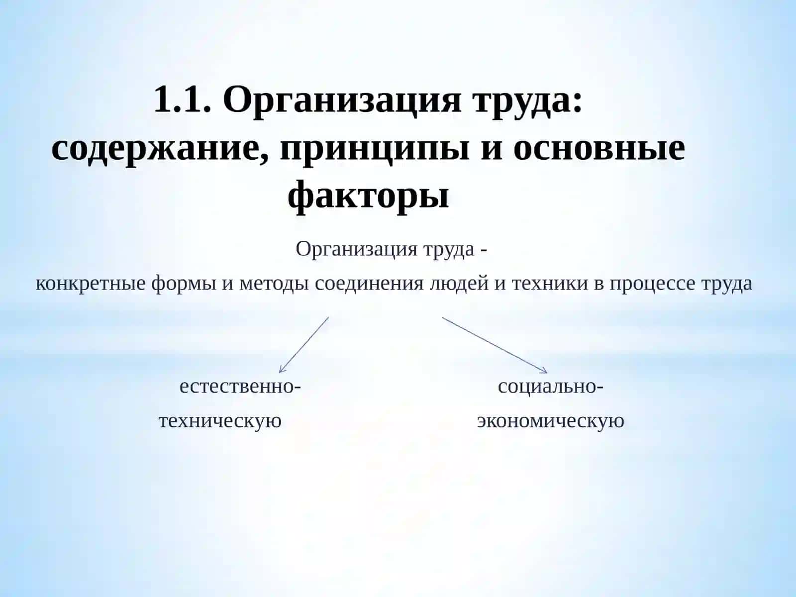 Организация труда на предприятии 2