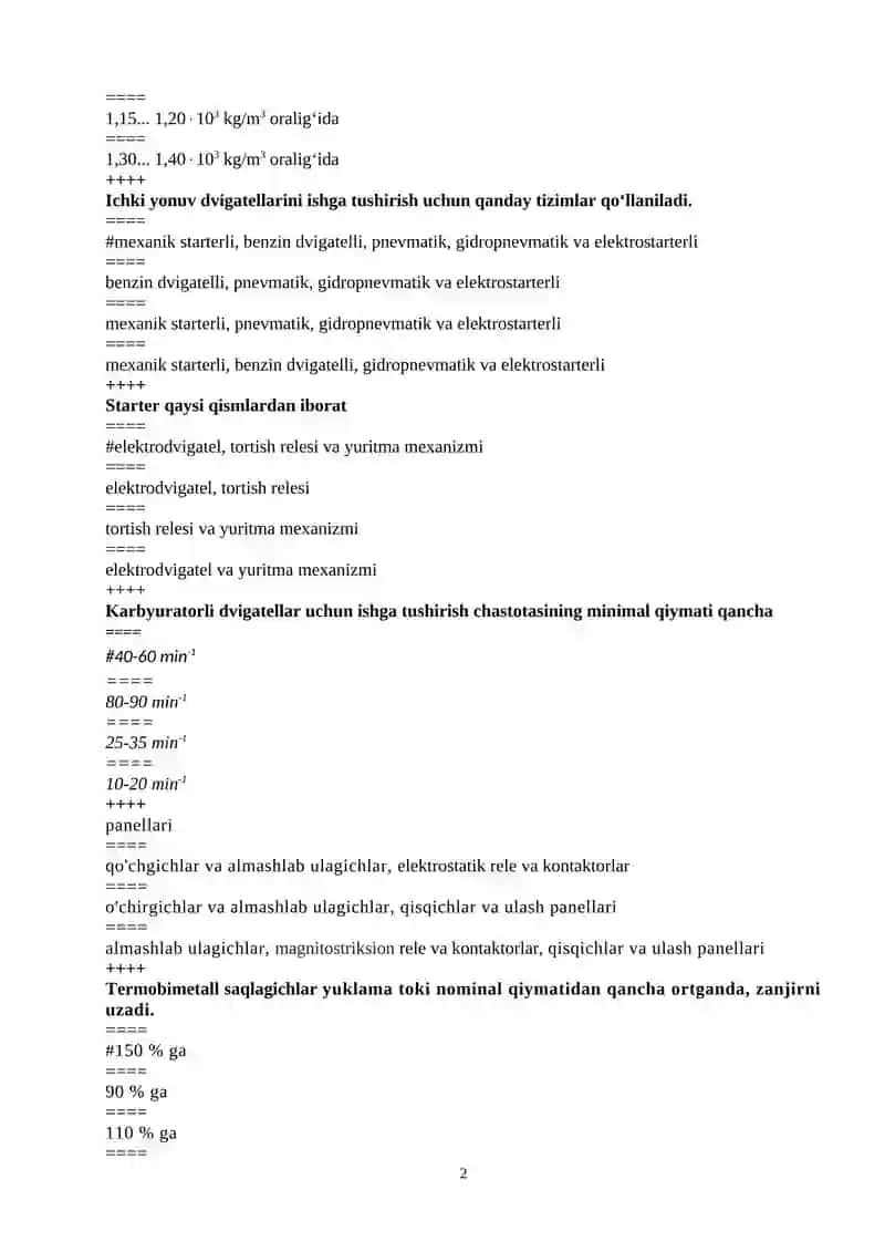 Nazorat-о‘lchov asboblari va diagnostika tizimi 2