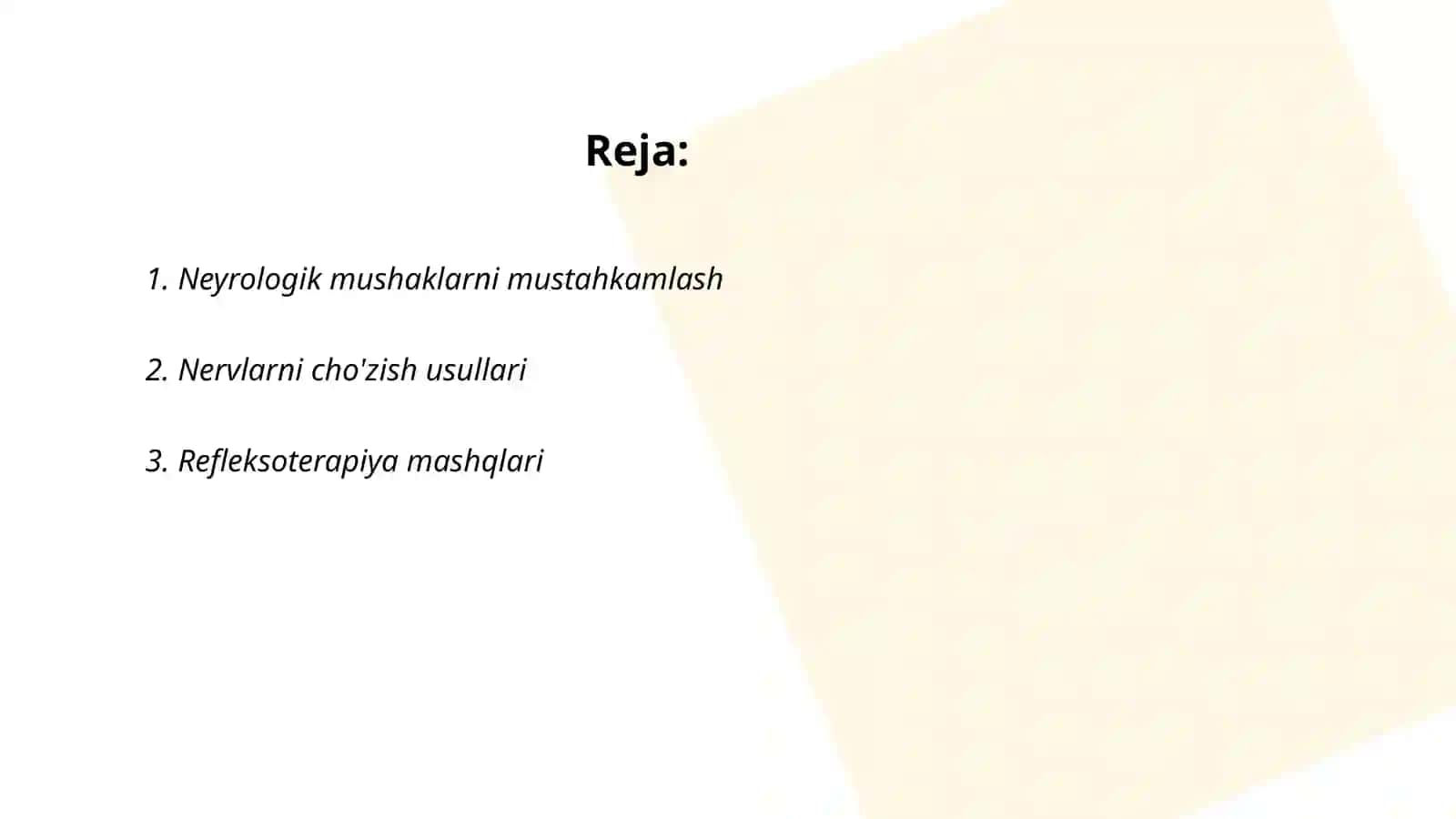 Neyrologik mushaklar 2