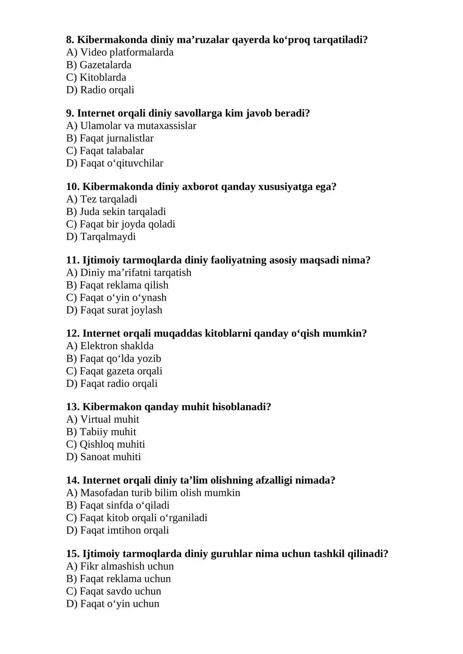 Kibermakonda din (Test) 2