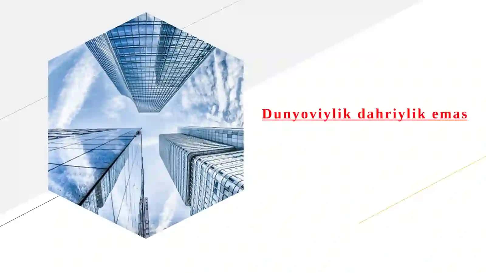 Dinshunoslik fanidan Tayyorlagan Mustaqilishi 2