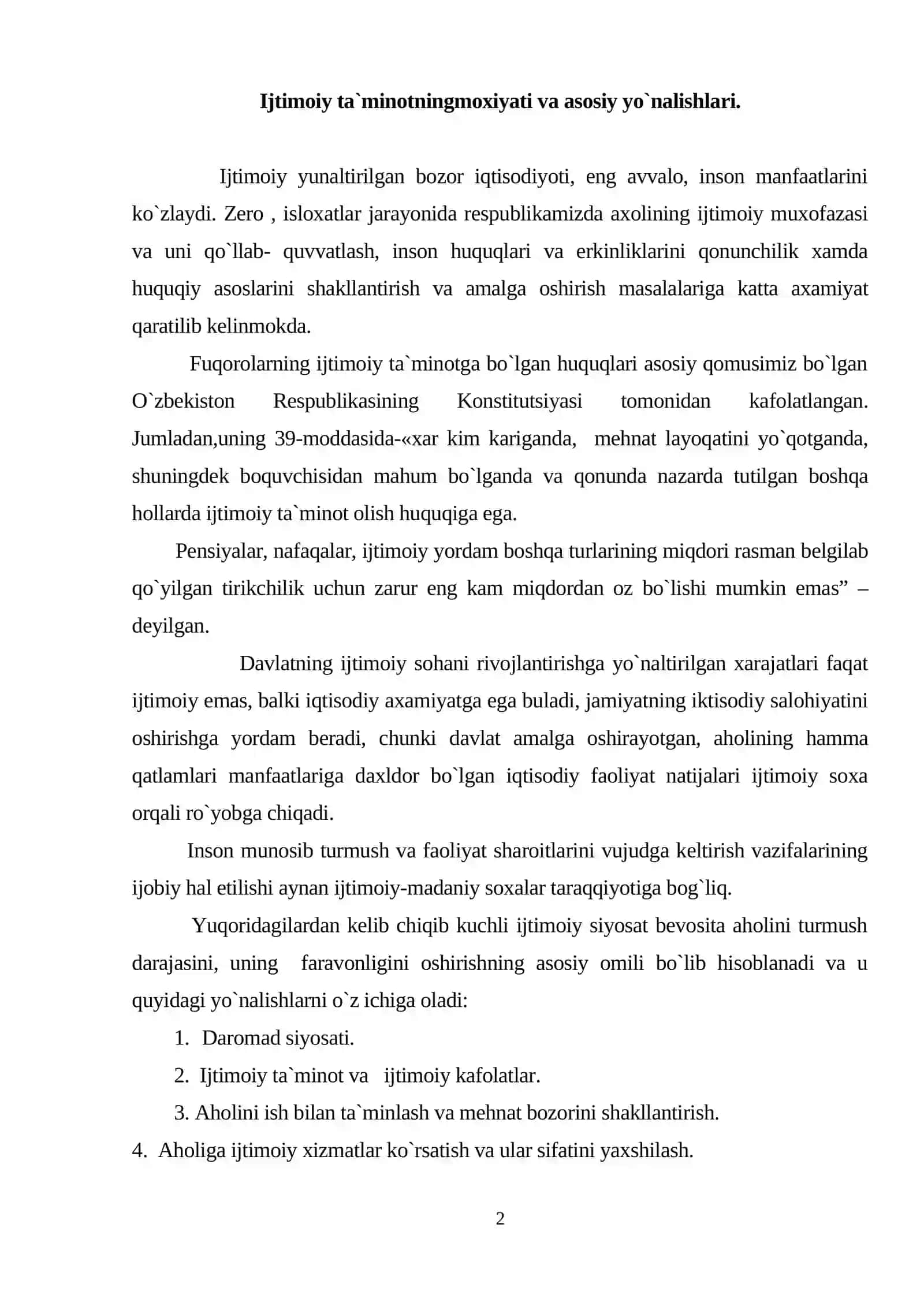 Ijtimoiy ne`matlar samarali va raqobatli ta'minot 2