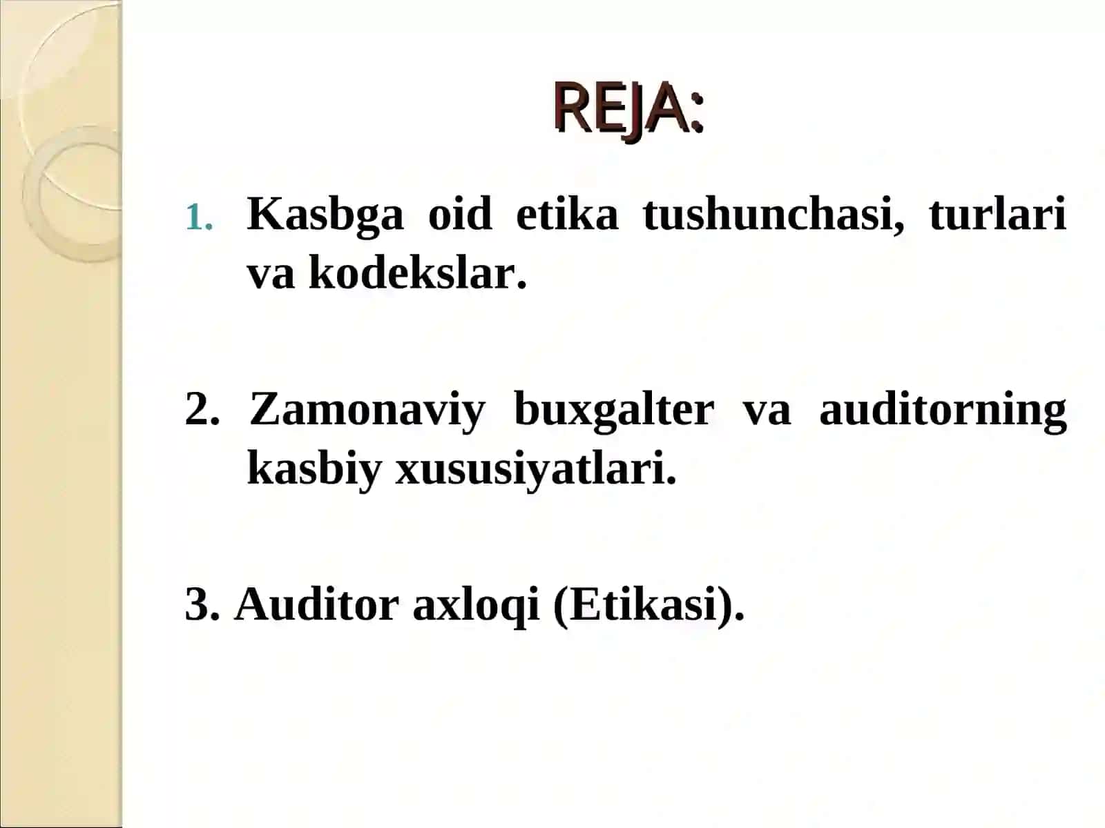 Auditorning kasbetikasi 2