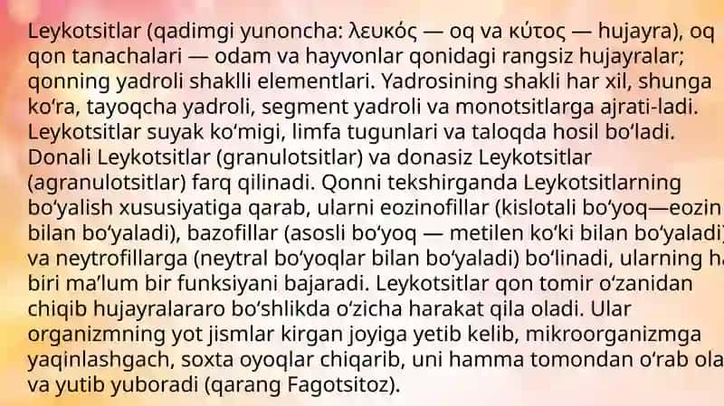 Leykotsitlar 2
