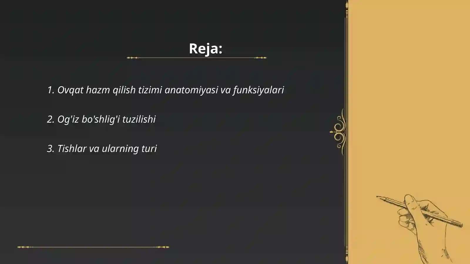 Ovqat hazm qilish tizimi 2