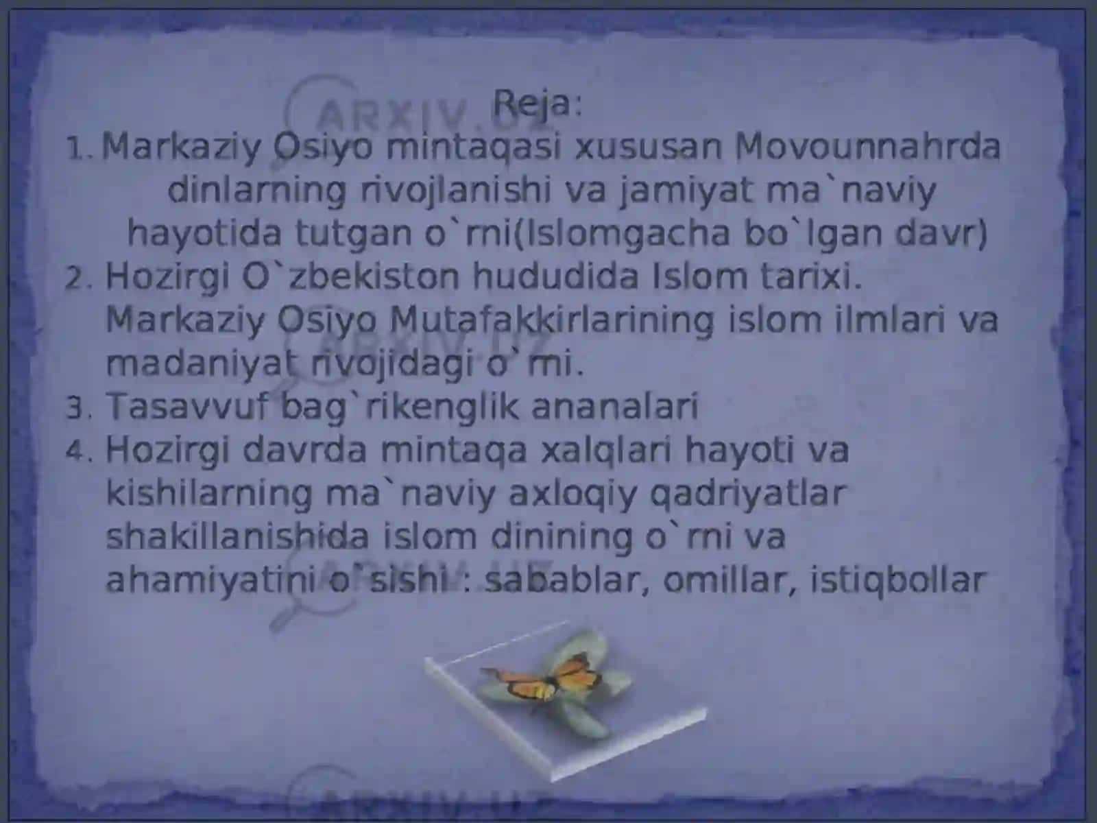 Islom qadryatlari 2