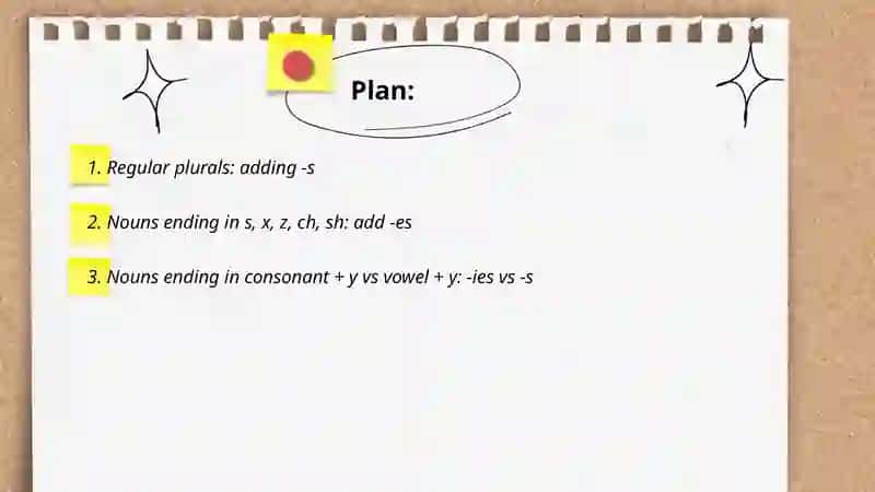Plural form of nouns 2