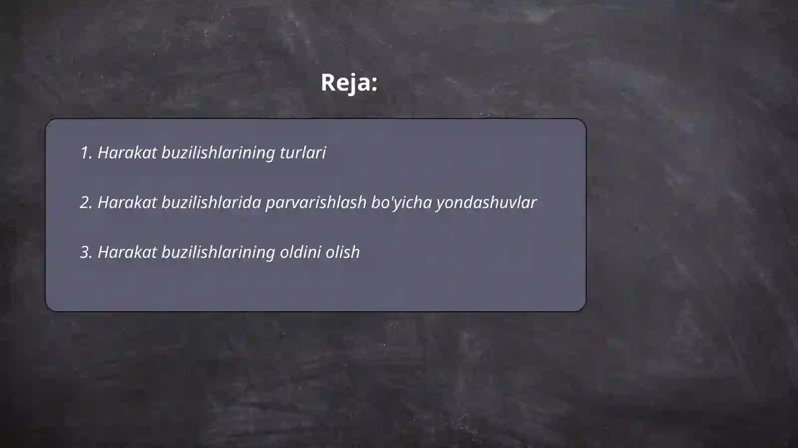 Harakat buzilishida hamshiralik ishi 2