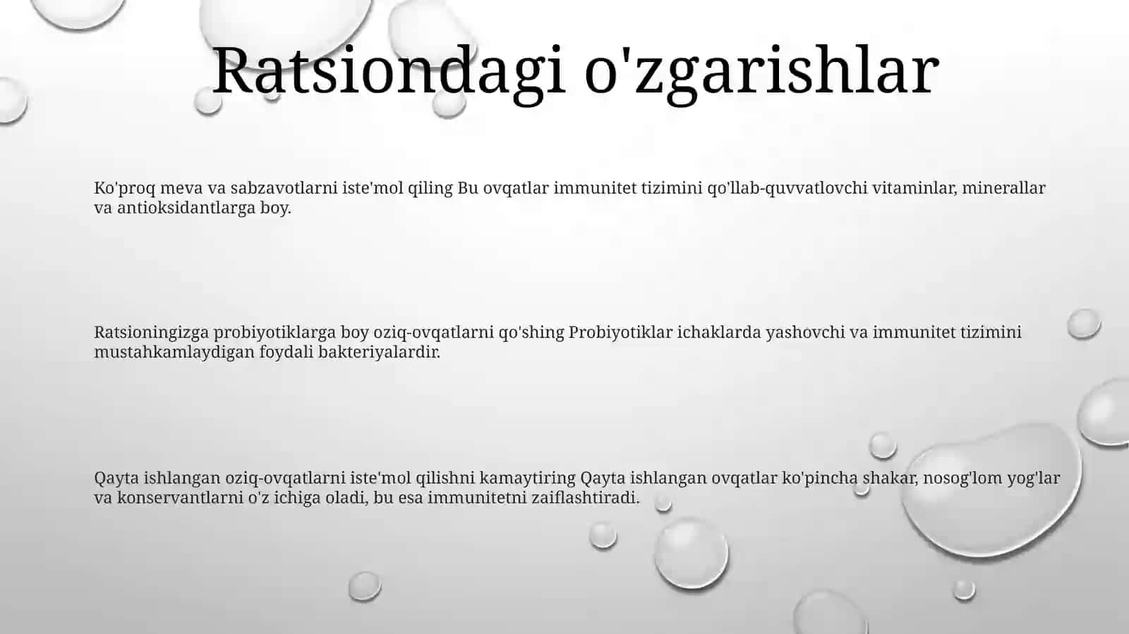 Immunitetni qo'llab-quvvatlash 2