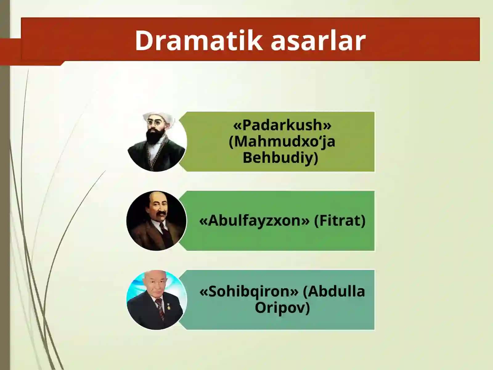 Mustaqillik davri dramaturgiyasi 2