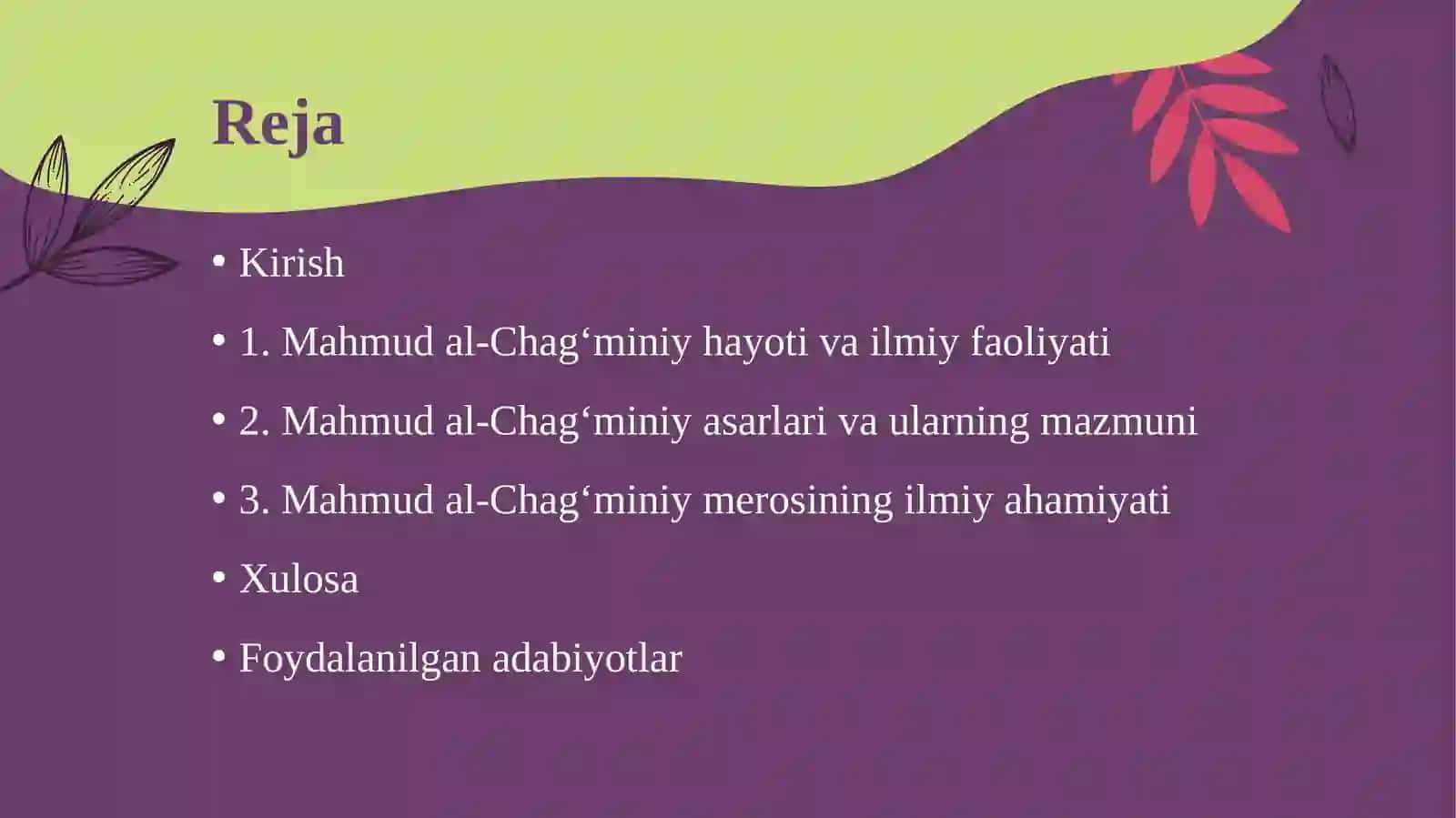 Mahmud al-Chag‘miniy(vaf. 1220) 2