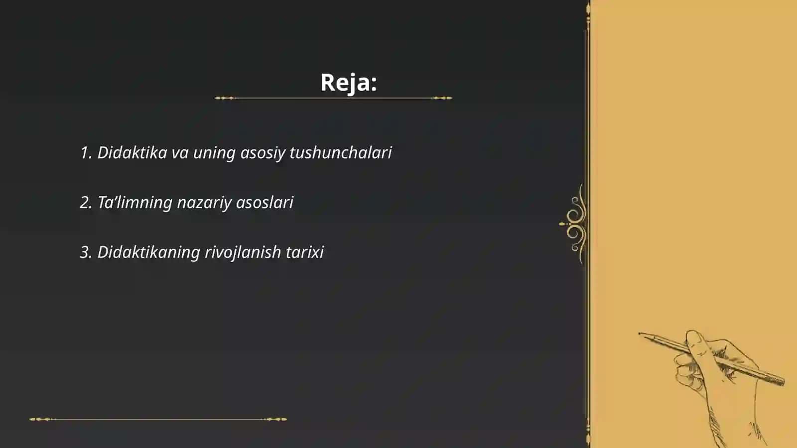 Didaktika va uning asosiy tushunchalari 2