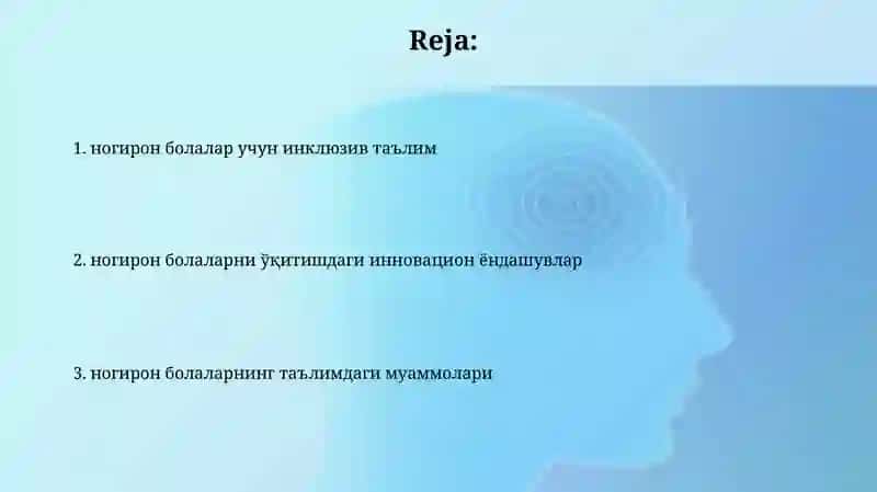 Mujassam nuqsonli bolalar taʼlim masalalari 2
