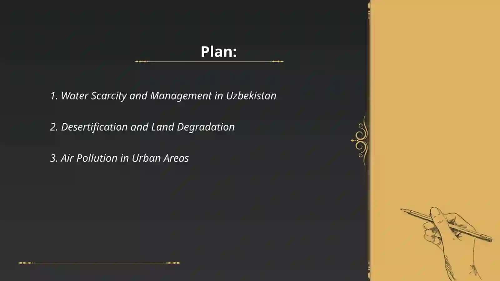 Water Scarcity and Management in Uzbekistan 2