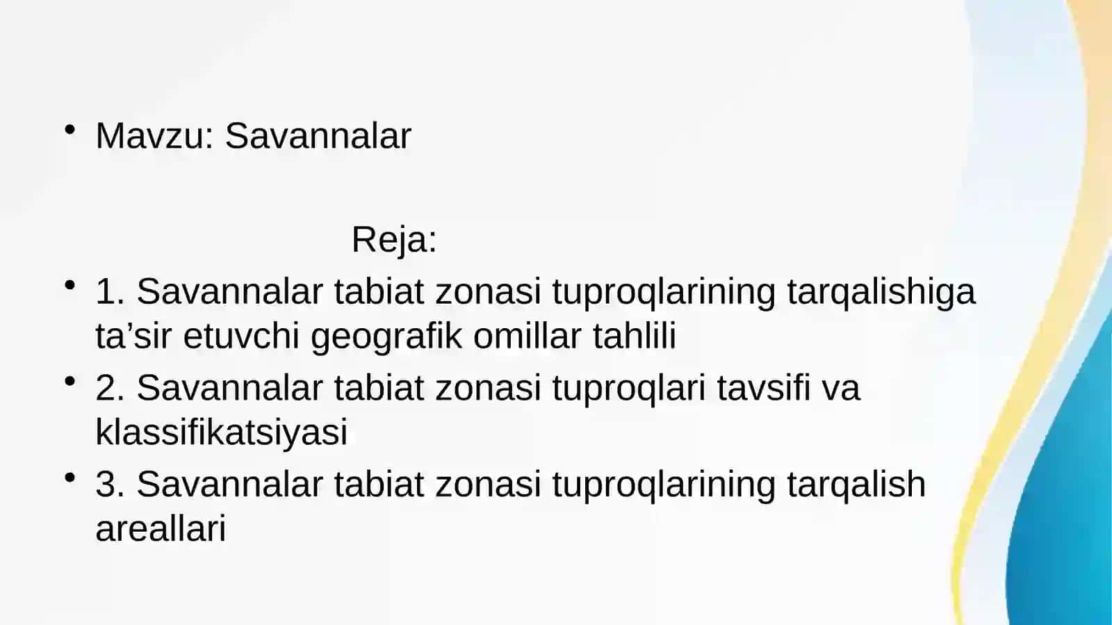 Savannalar 2