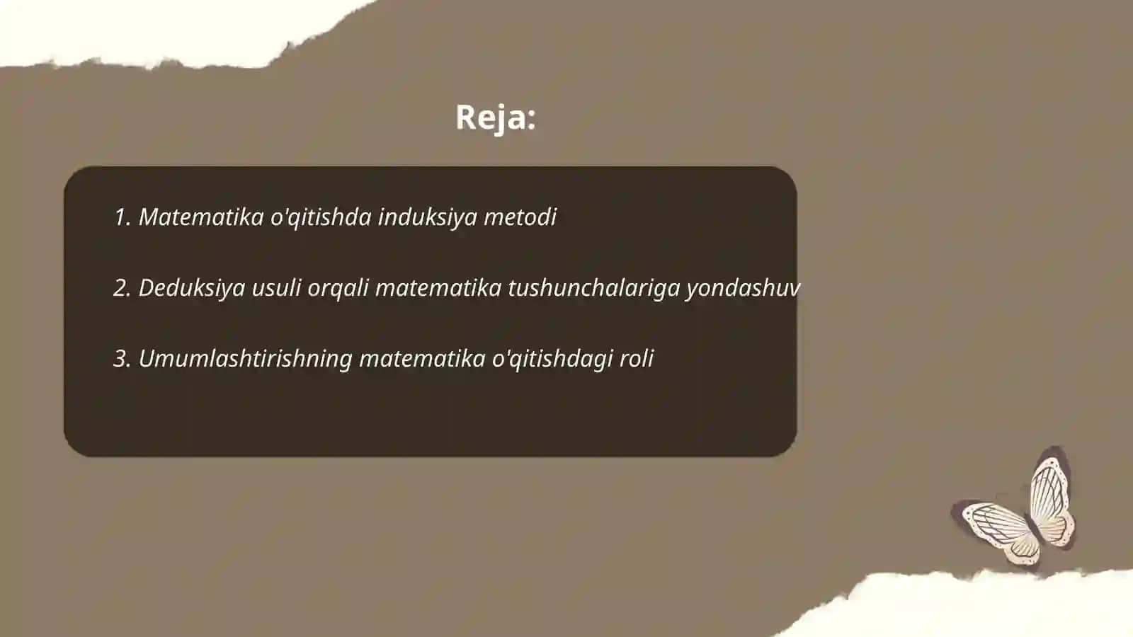 Matematika o'qitishda induksiya, deduksiya 2
