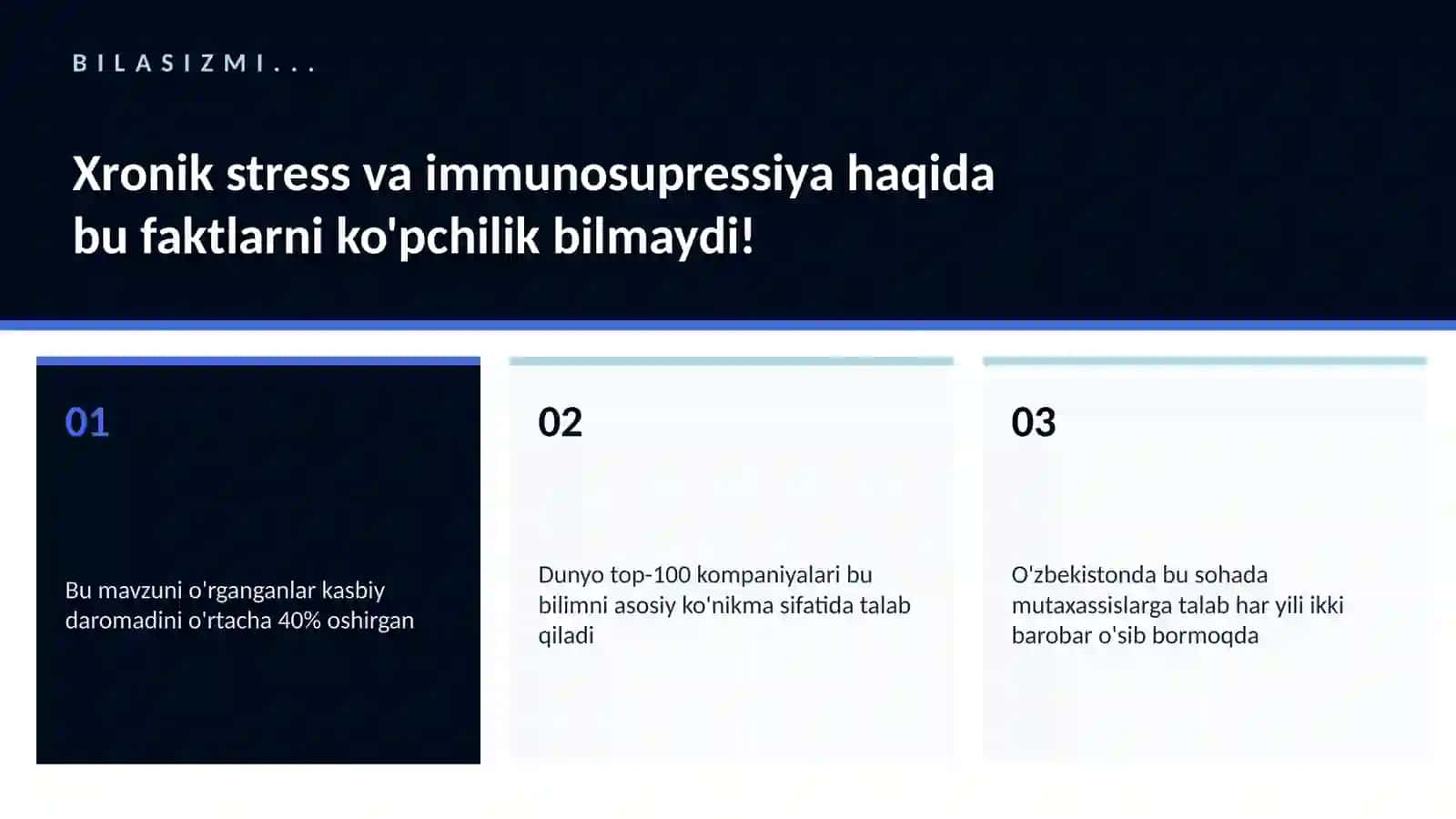 Xronik stress va immunosupressiya 2