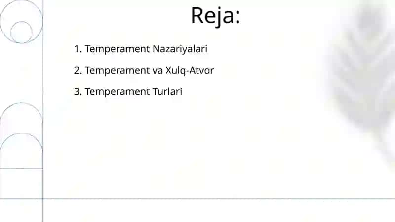 Temperament va uning nazariyalari 2