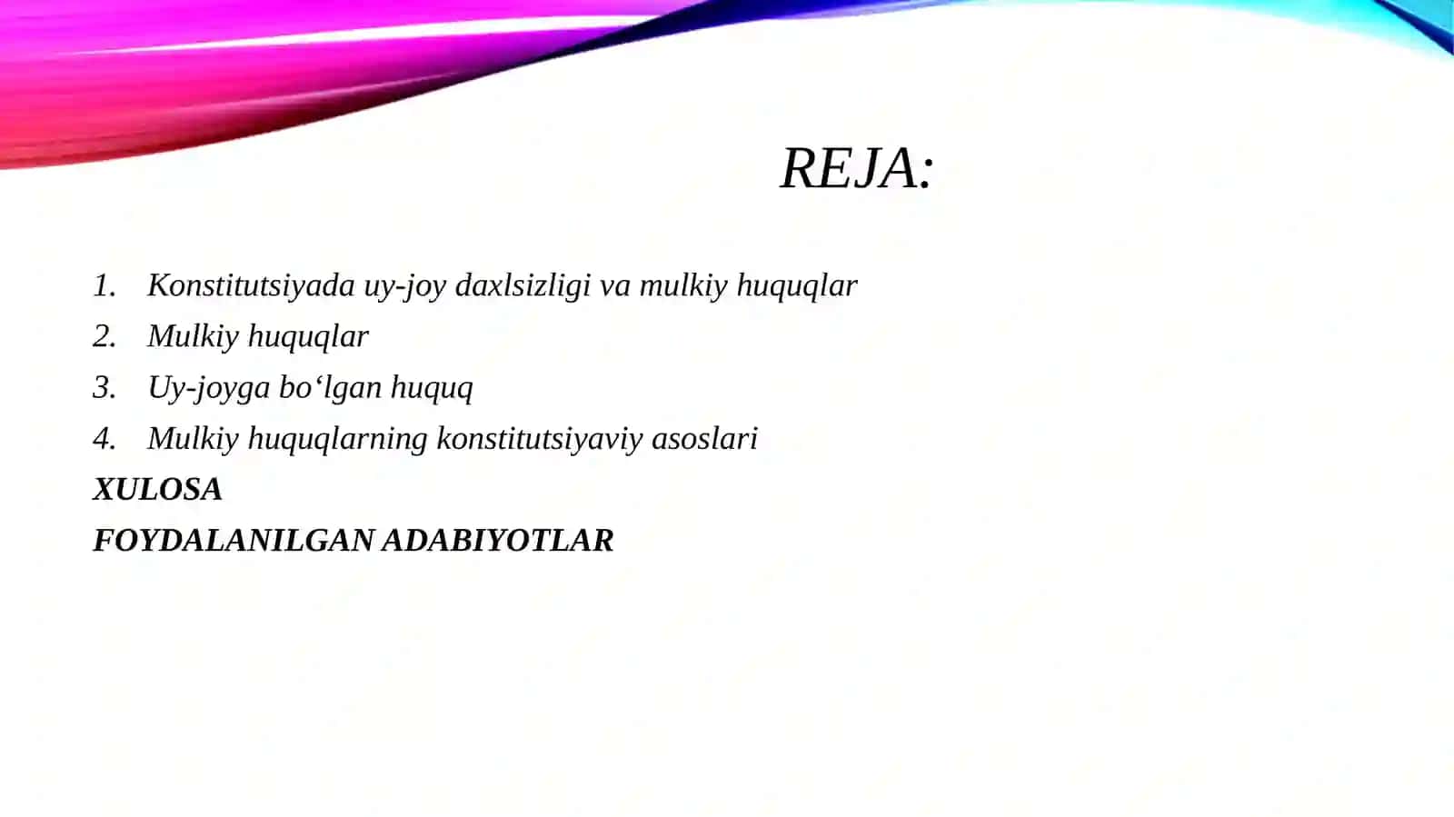 Konstitutsiyada uy-joy daxlsizligi va mulkiy huquqlar 2