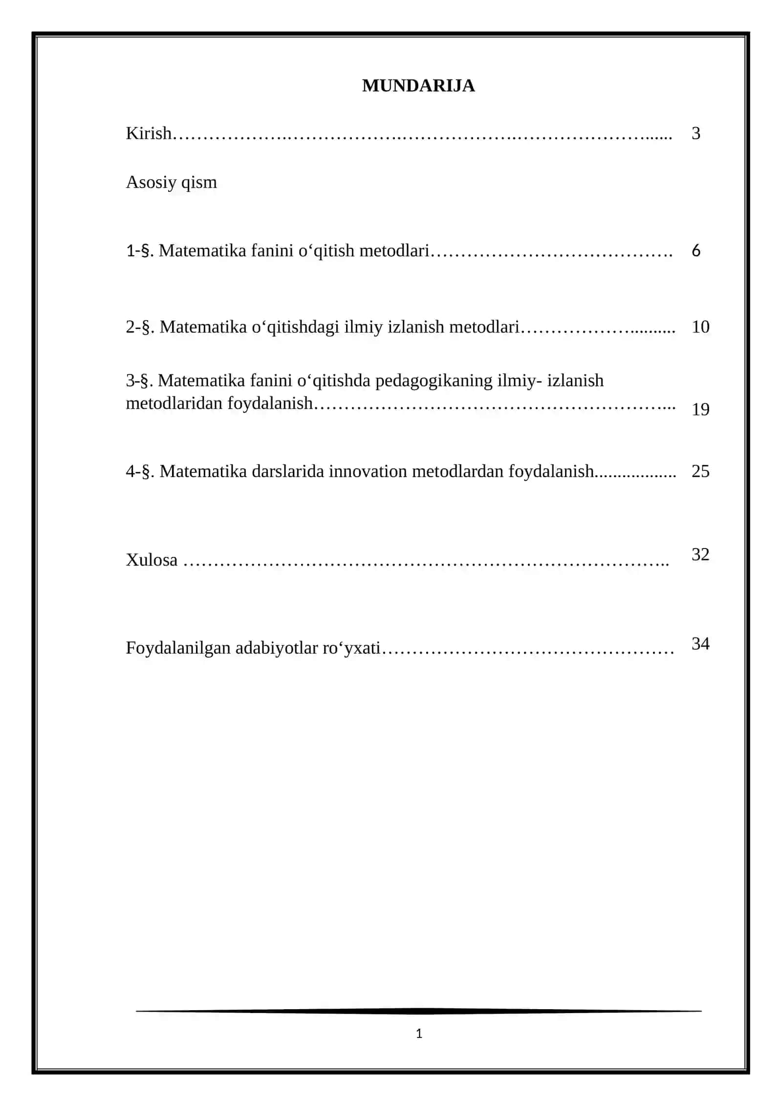 MATEMATIKA O’QITISHDA ILMIY IZLANISH METODLARIDAN FOYDALANISH 2