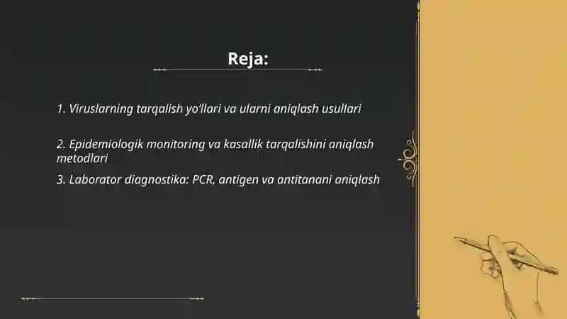 Viruslarning tarqalishi va keltiradigan zararini aniqlash 2