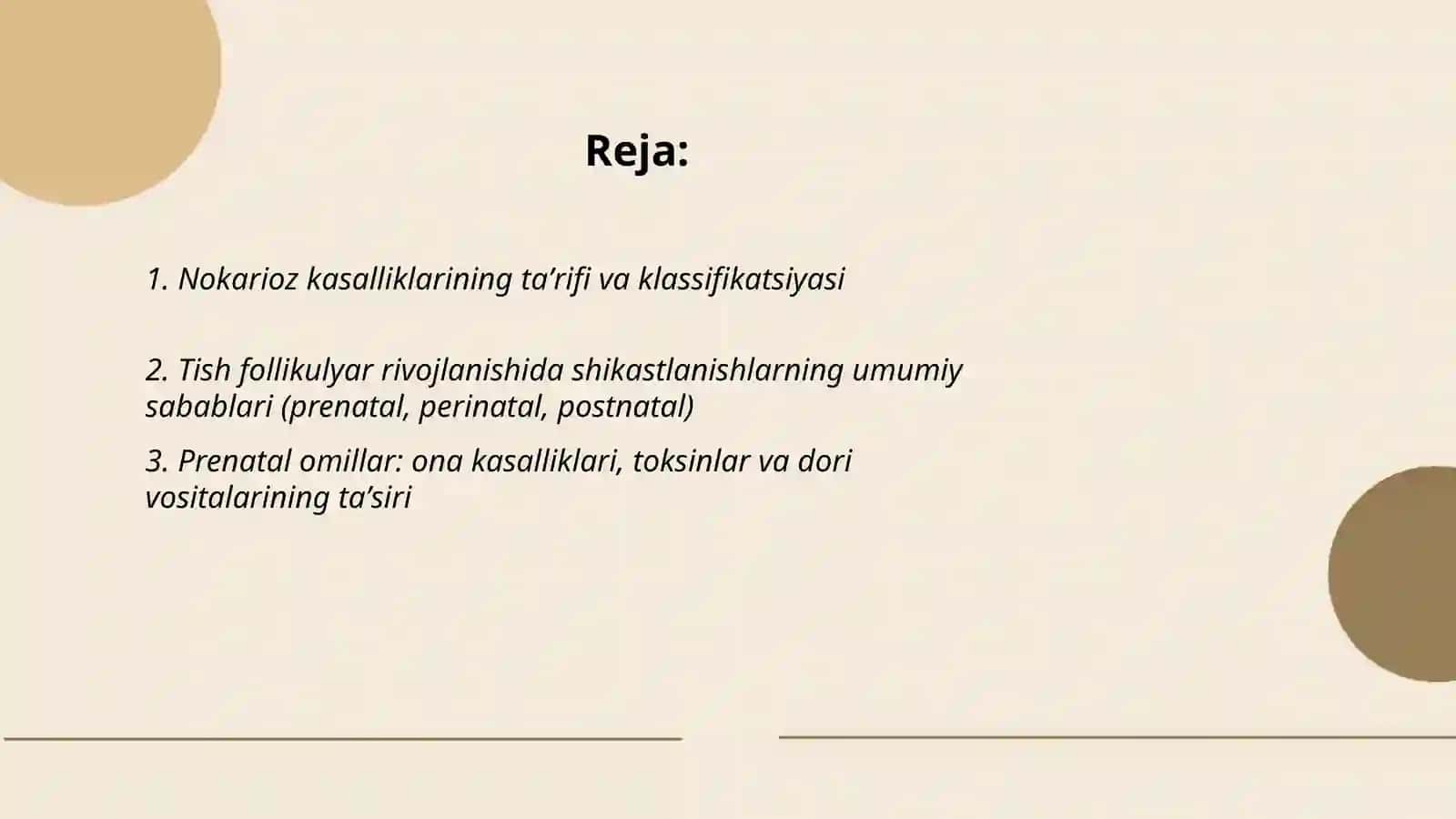 Nokarioz kasalliklar tasnifi 2